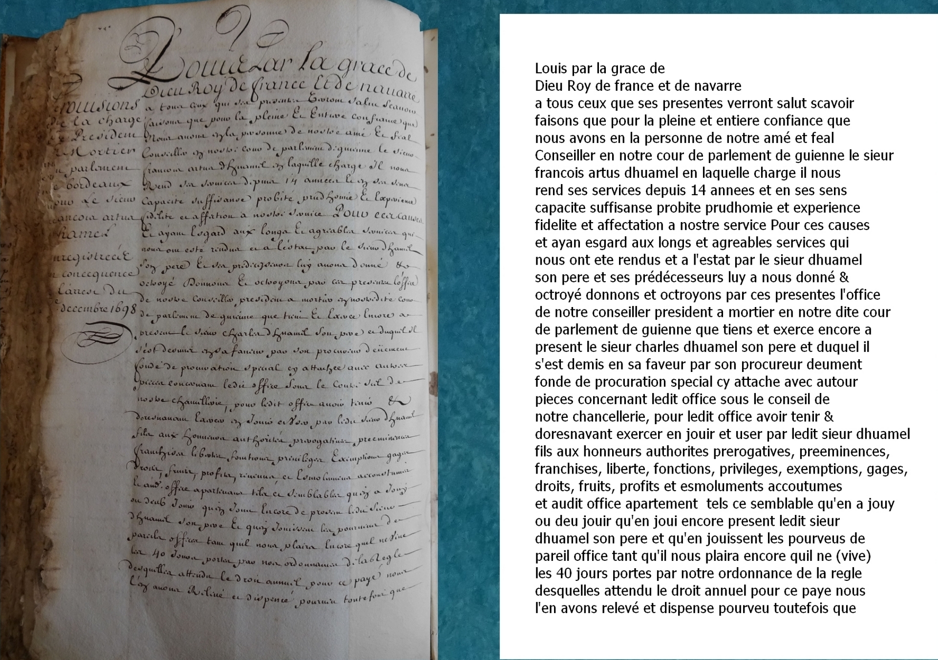 Promisions présidence à mortier page 1