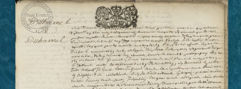 Acte de naissance de Marie Louise