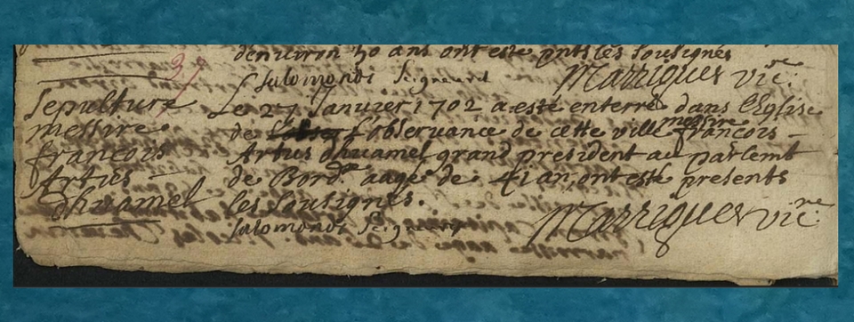 Acte de naissance de Marie Louise