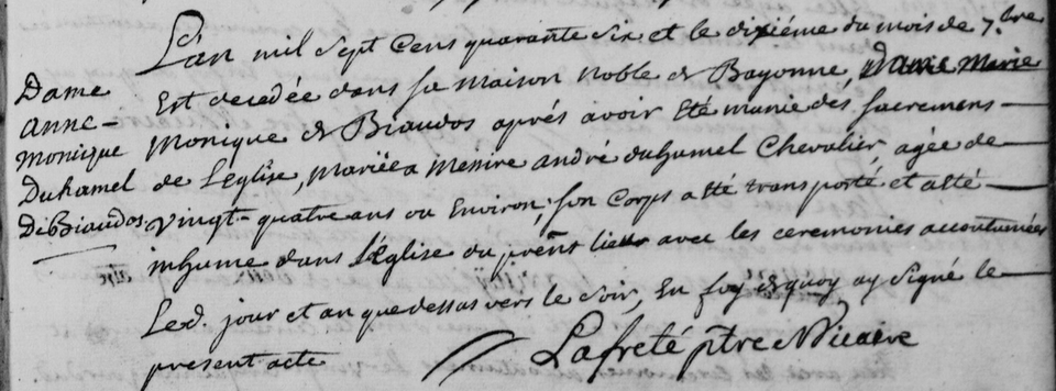 Acte de mariage