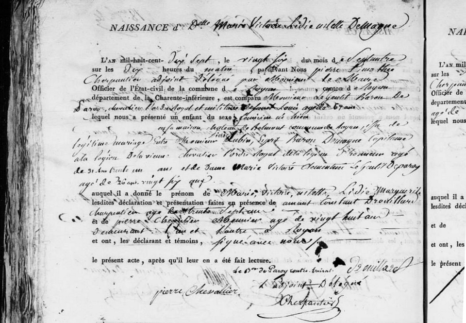 acte naissance de Fernand