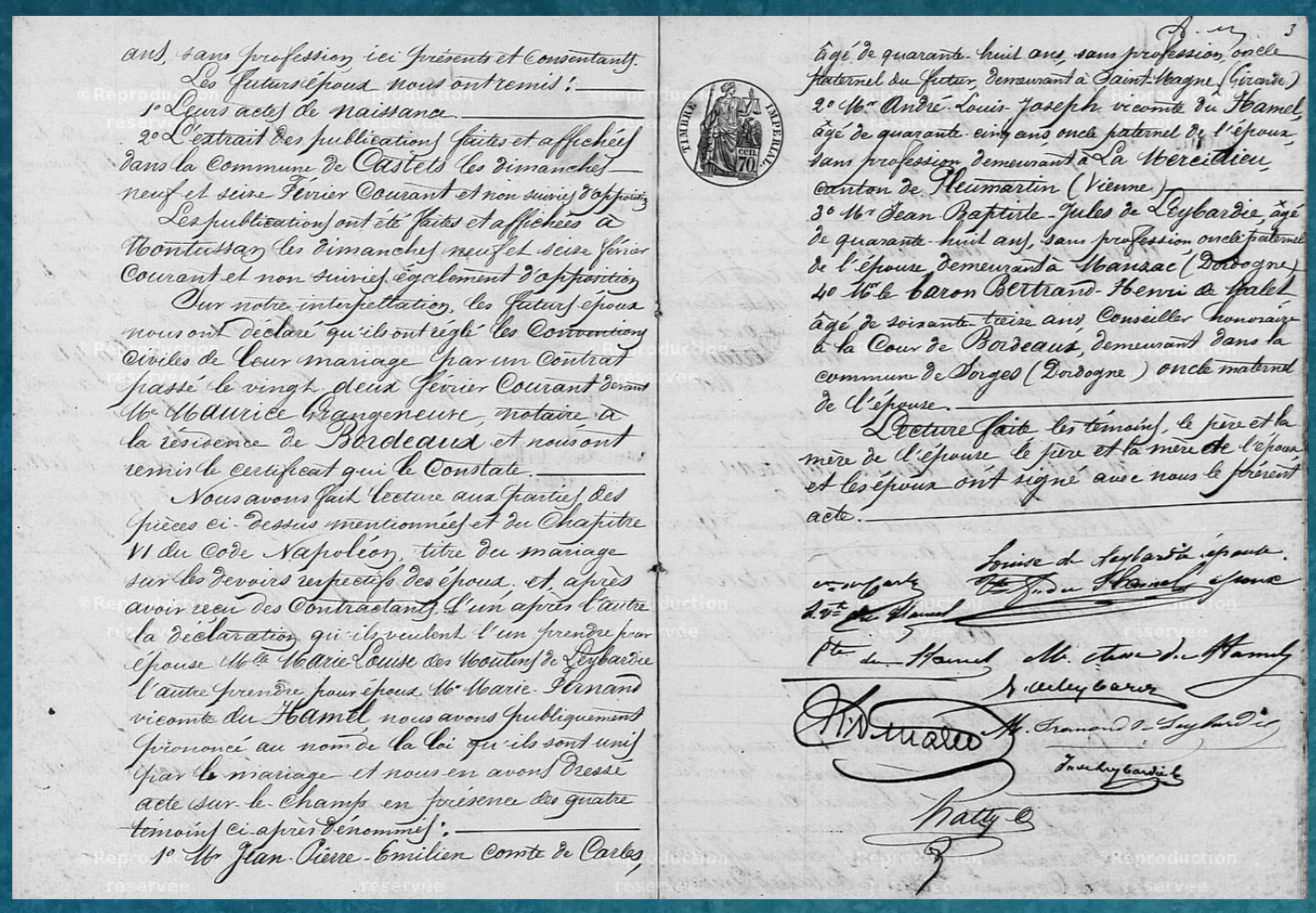 acte mariage pages 3 et 4