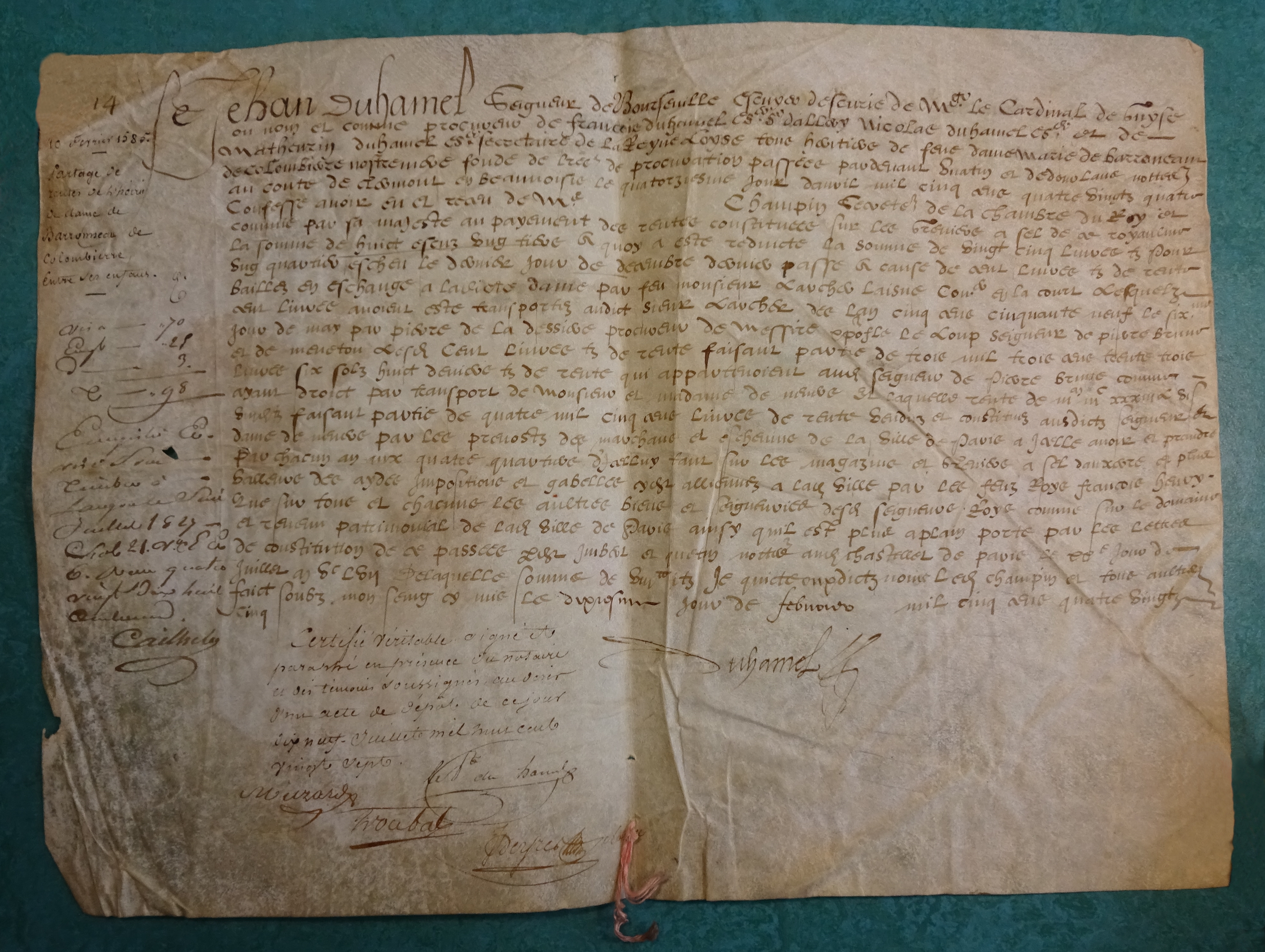 Transcription de la procuration