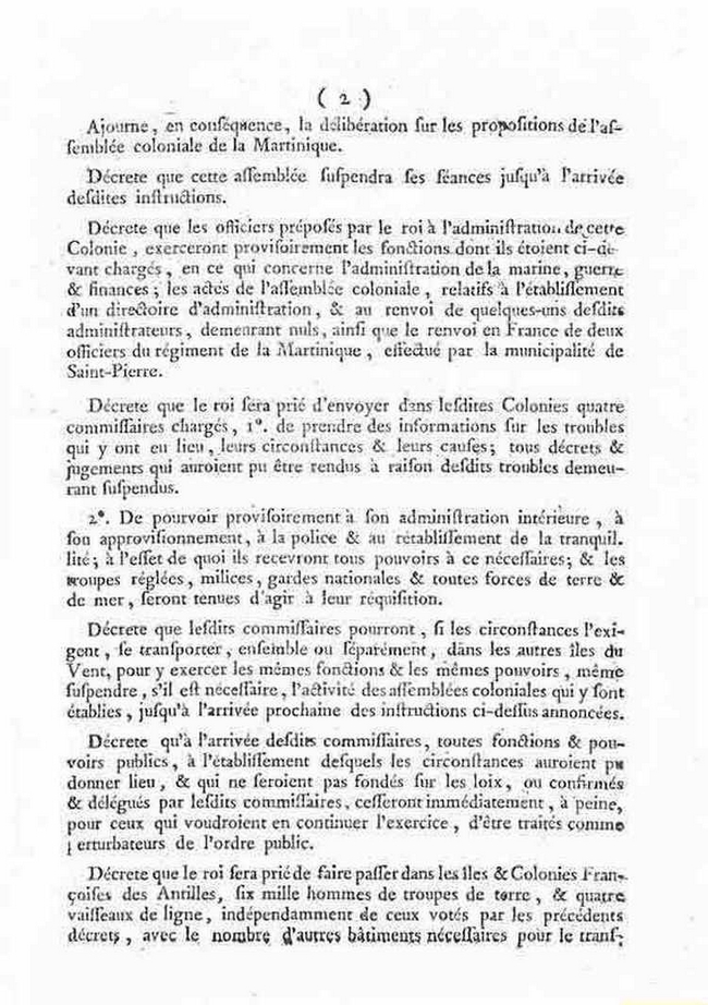 ordonance du 29 novembre 1790